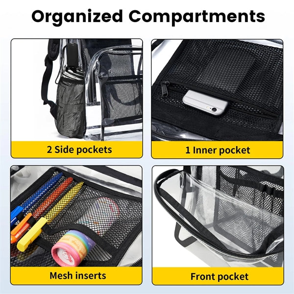 Clear Backpack PVC Transparent bag