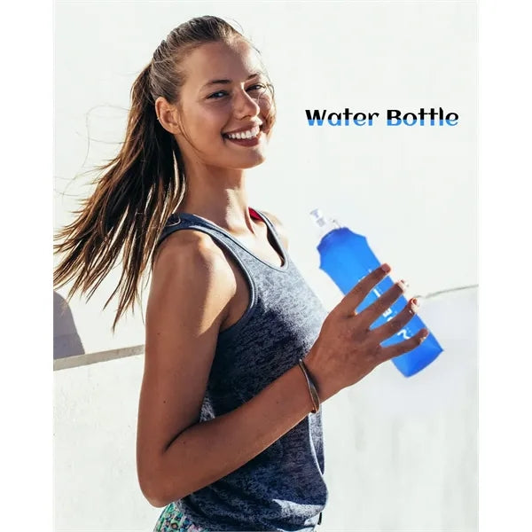 Outdoor running and hiking soft water bottle