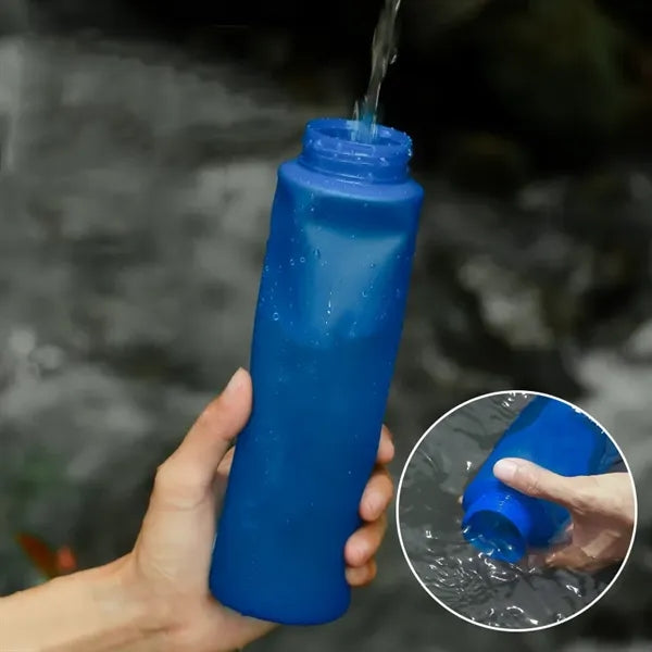 Outdoor running and hiking soft water bottle