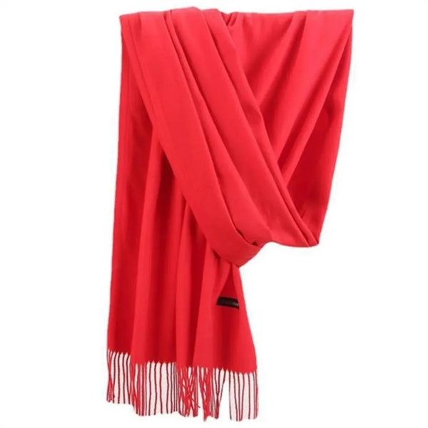 Pashmina Fringed Woven Scarf