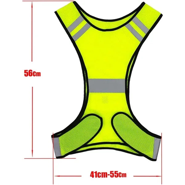 High Visibility Reflective Safety Vests Size Adjustable