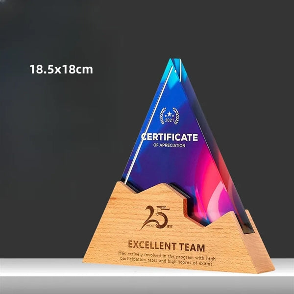 Crystal Award Trophy