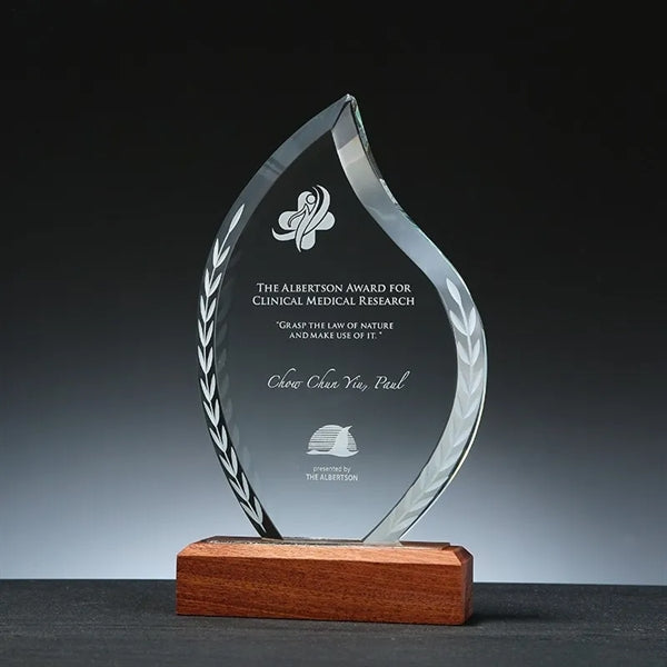 Crystal Award Trophy