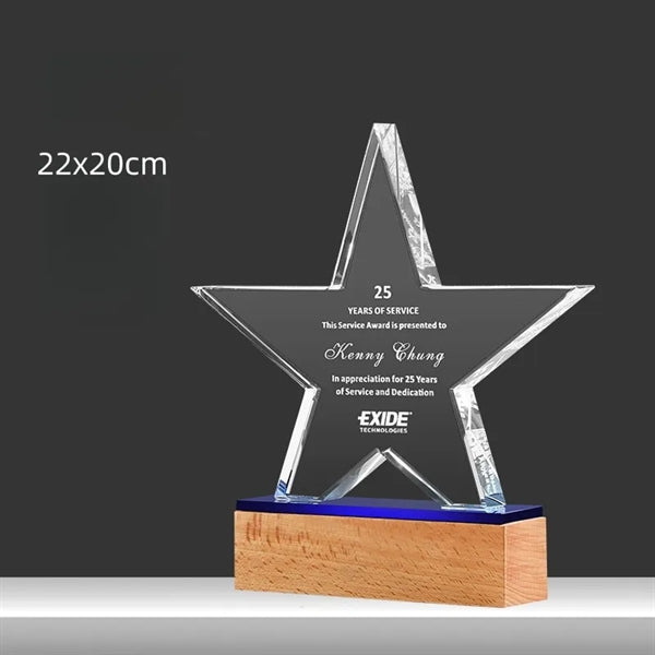 Crystal Award Trophy