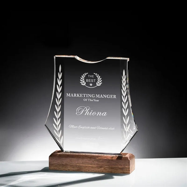 Crystal Award Trophy