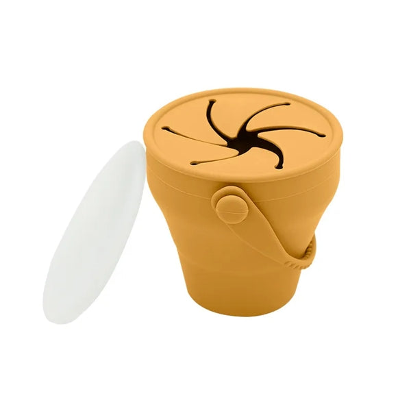 Folding Silicone Infant Snack Cups For Toddles