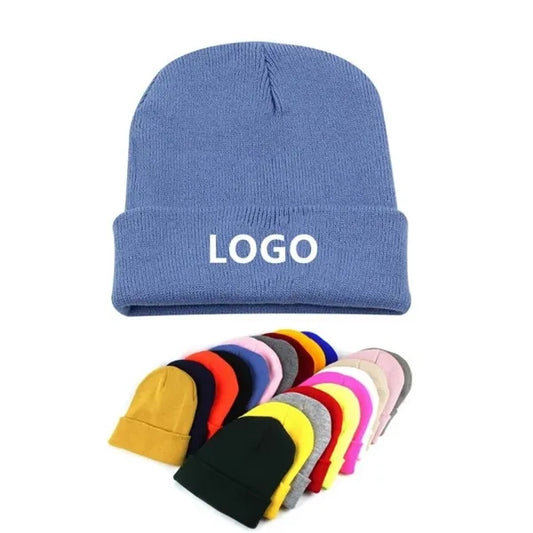 Knit Beanies Cap with Cuff
