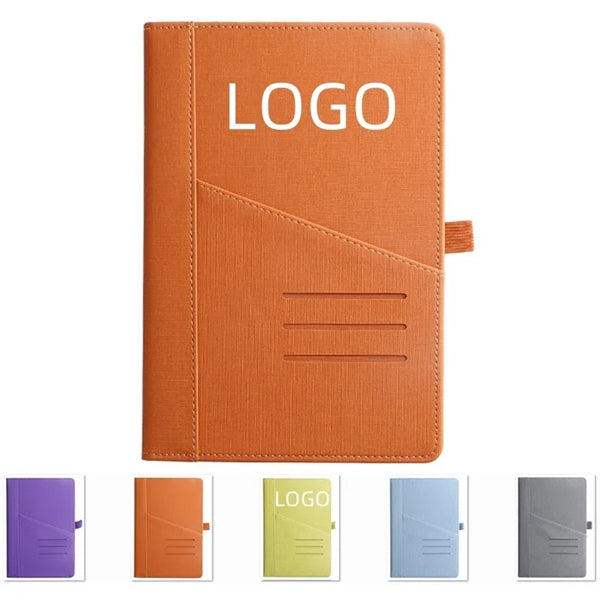 Notebook Hardcover Vegan Leather Journal Steno Lined Pages