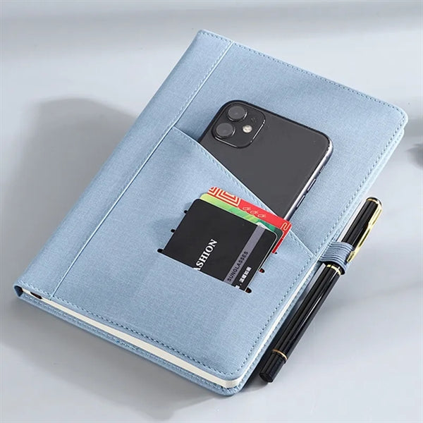Notebook Hardcover Vegan Leather Journal Steno Lined Pages