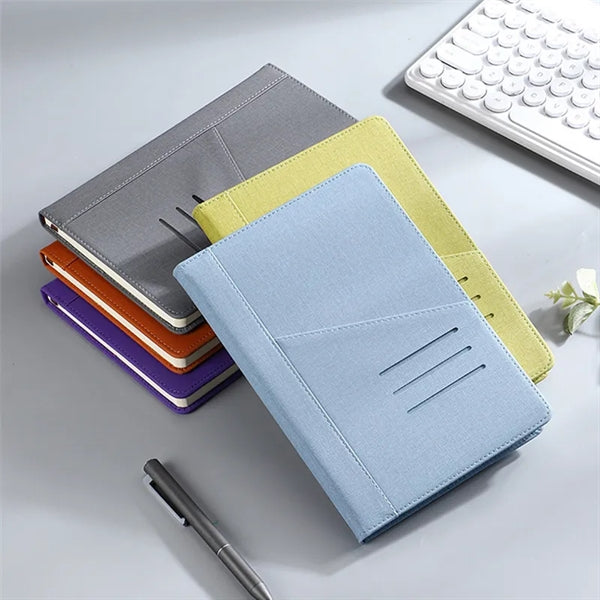 Notebook Hardcover Vegan Leather Journal Steno Lined Pages