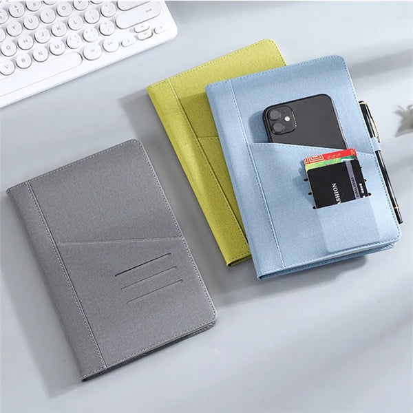 Notebook Hardcover Vegan Leather Journal Steno Lined Pages