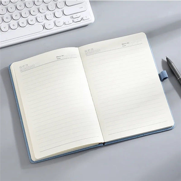 Notebook Hardcover Vegan Leather Journal Steno Lined Pages