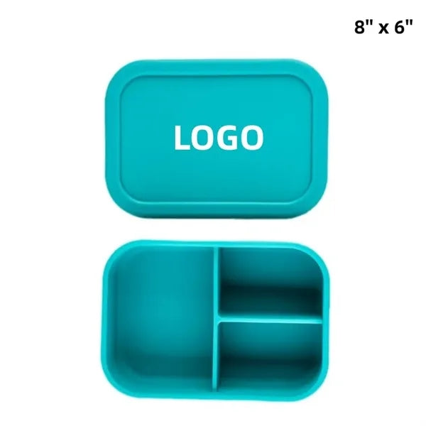 40 Oz Silicone Lunch Bento Box