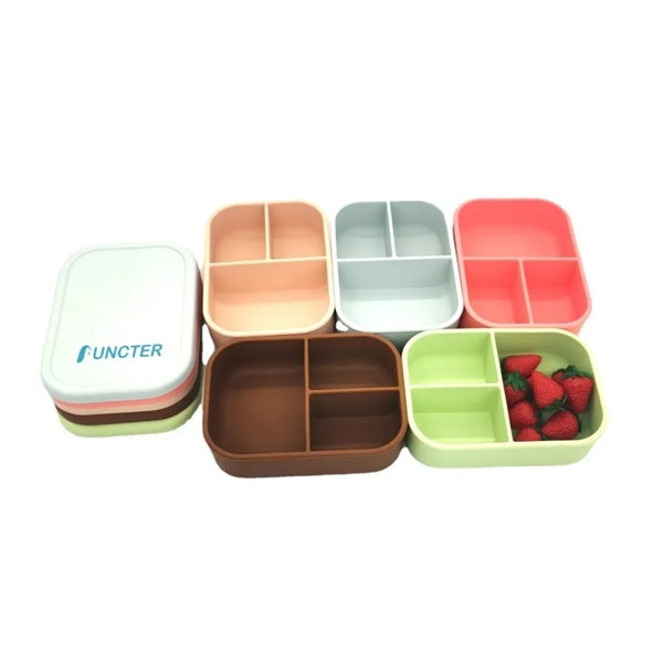 40 Oz Silicone Lunch Bento Box
