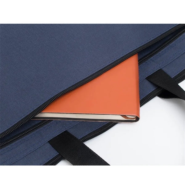 Document Briefcase Oxford Cloth Zipper Pouch File Folders