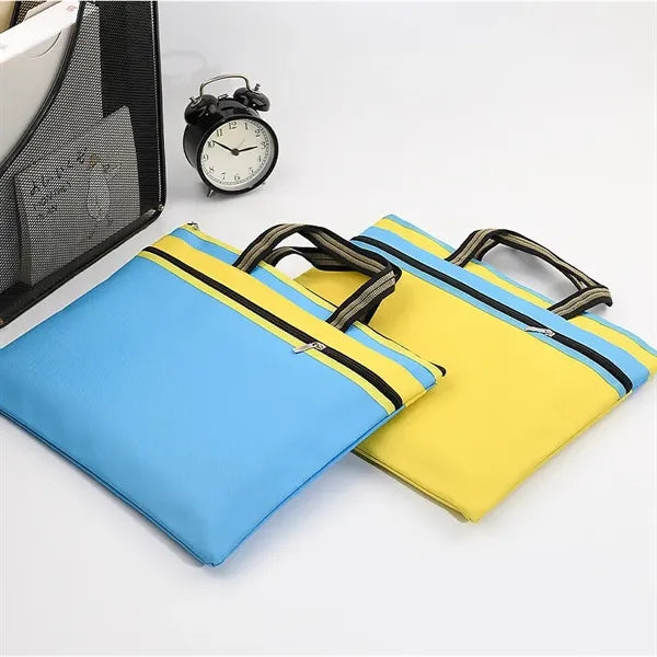 File Document Bag Tablet Sleeve Oxford Cloth Zipper Pouch