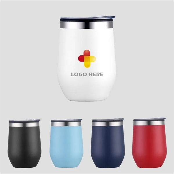 12 oz Stainless Steel Wine Tumblers