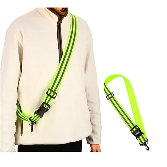 High Visibility Reflective Sash for Walkingat Night