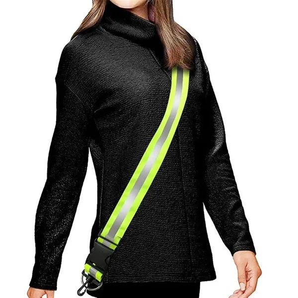 High Visibility Reflective Sash for Walkingat Night