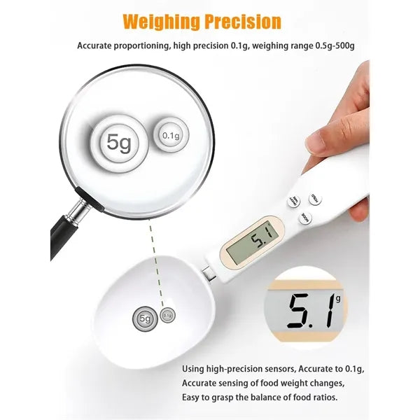 Digital Spoon Scale 500g/0.1g Kitchen Measuring Food