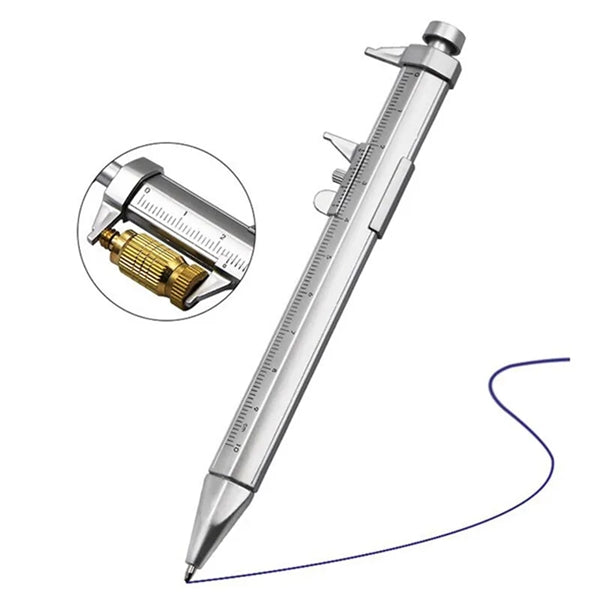 Vernier Caliper Retractable Click Action Ballpoint Pen