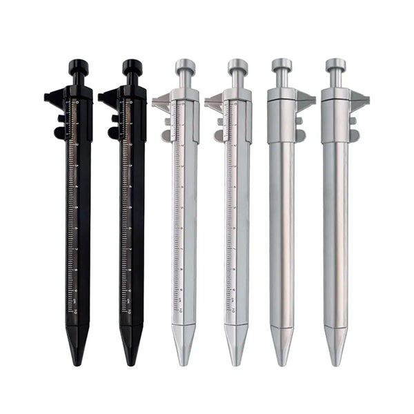 Vernier Caliper Retractable Click Action Ballpoint Pen