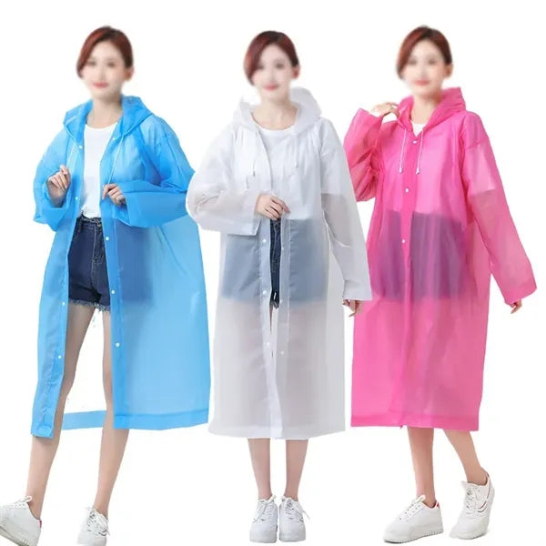 Non-disposable EVA Outdoor Raincoat