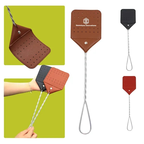 Durable Leatherette Fly Swatter