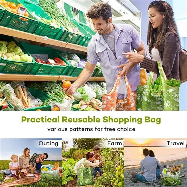 Polyester Folding Shopping Tote Bag