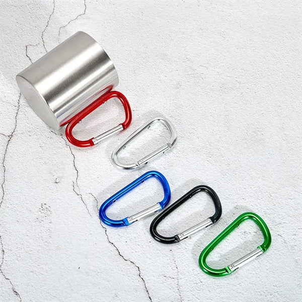 6.7oz Stainless Steel Camping Mug with Handle