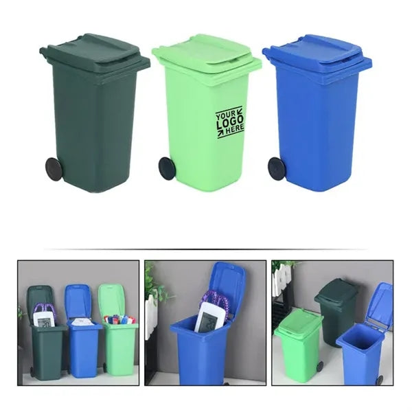 Mini Garbage Trash Pen Holder