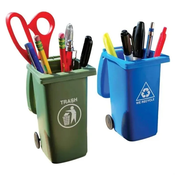 Mini Garbage Trash Pen Holder
