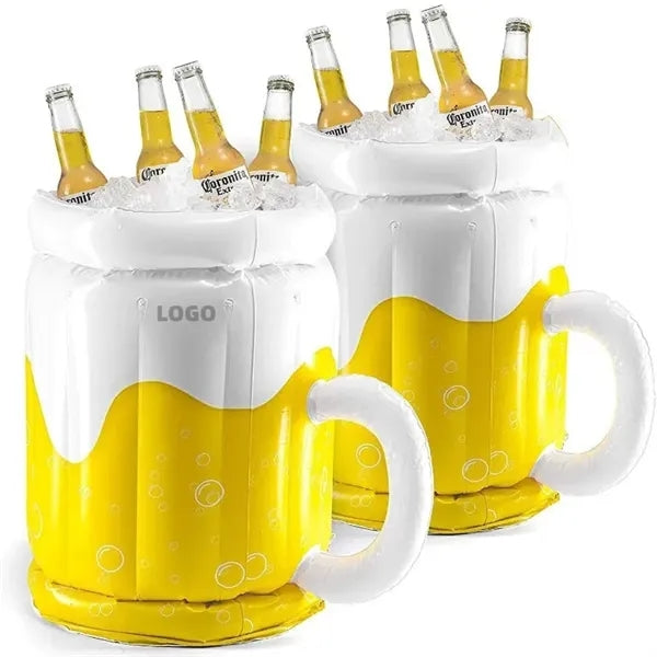 Pvc Inflatable Ice Bucket Beer Mug