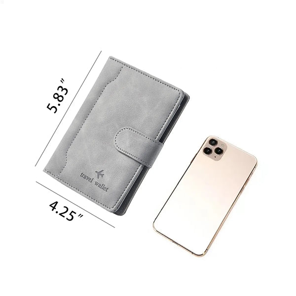RFID Overseas Travel Wallet Passport Storage Holder Case