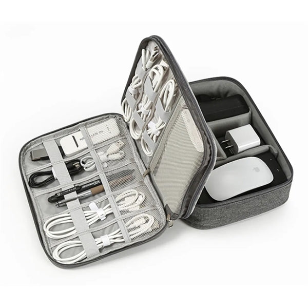 Waterproof Double Layer Electronics Organizer