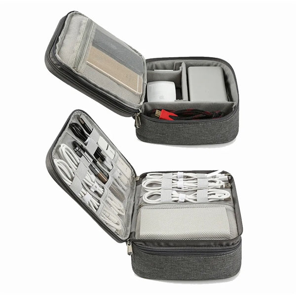 Waterproof Double Layer Electronics Organizer
