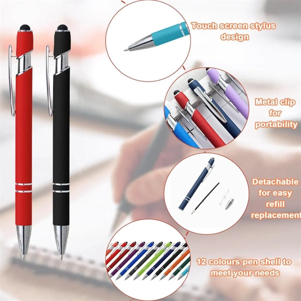 Retractable Ballpoint Stylus Pen
