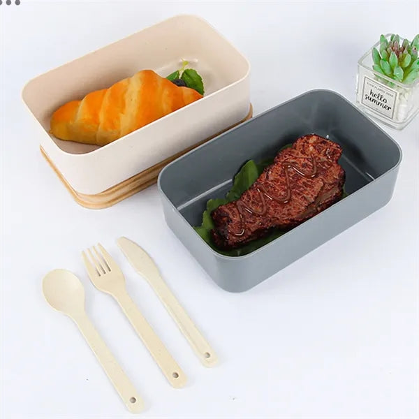 Portable Lunch Box With Cutlery