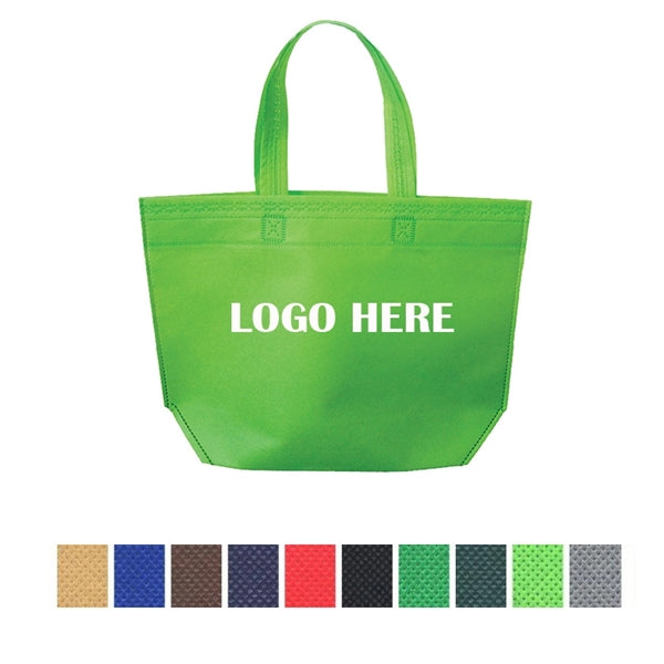 Medium Non-Woven Grocery Bags 15 " x 13 " x 4"