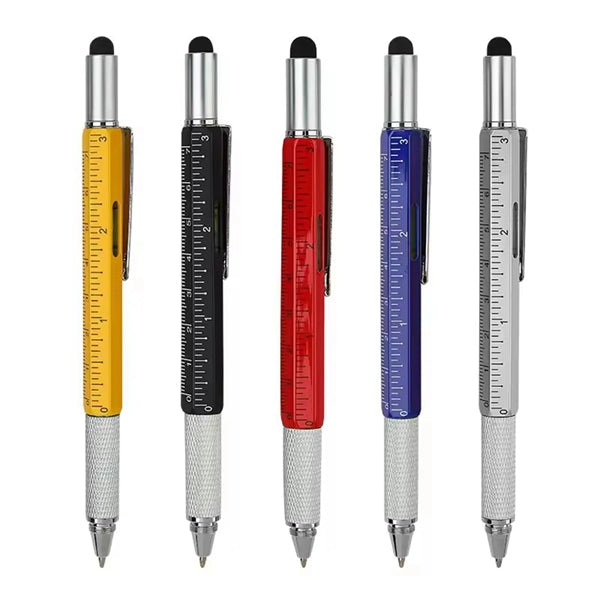 6 in 1 Multi Functional Stylus Tool Ballpoint Pen