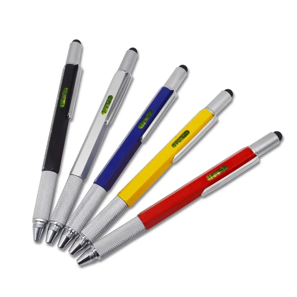 6 in 1 Multi Functional Stylus Tool Ballpoint Pen