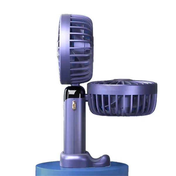 Led Digital Display Foldable Handheld Fan