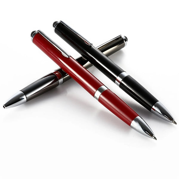 4 in 1 Metal Ballpoint Pen with Red Wine Bottle Opener