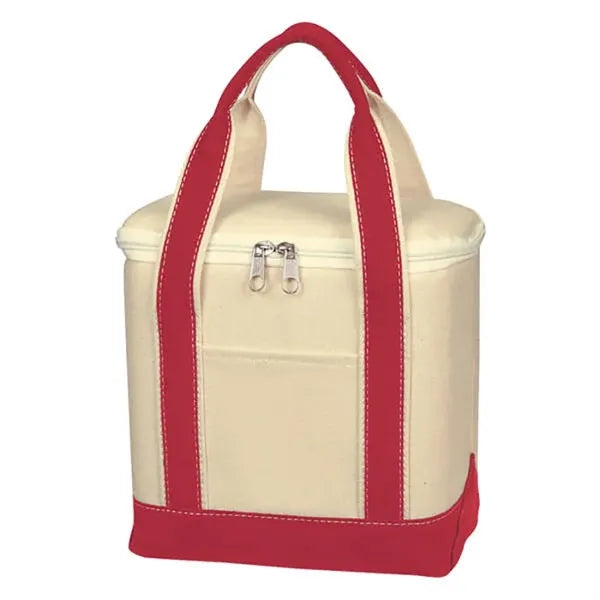 Cotton Canvas Insulated Kooler Bag