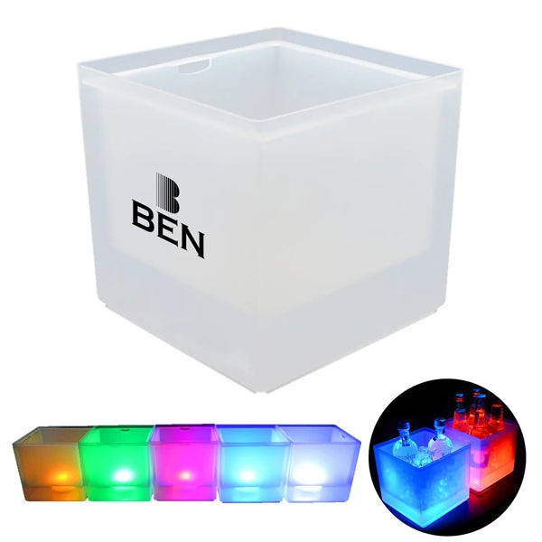 LED colorful light ice bucket