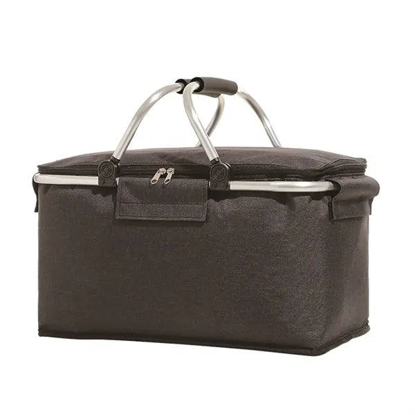 20 Liters Folding Heathered Non-Woven Insulated Cooler Lunch