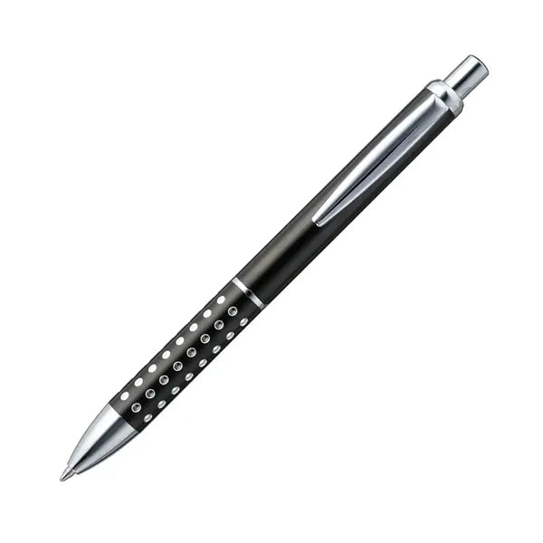 Bling ballpoint pen with aluminium grip