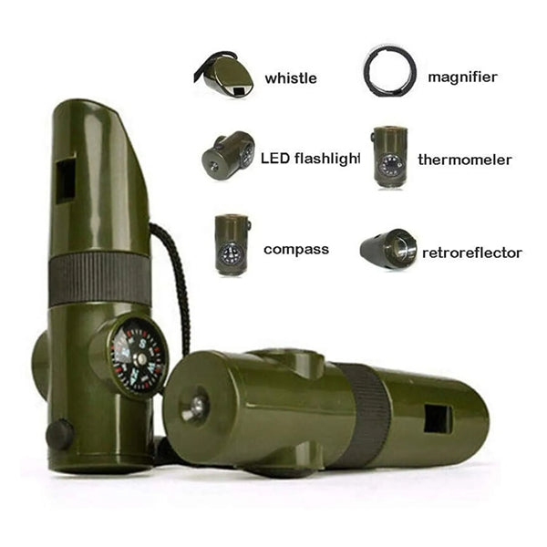 7-in-1 Survival Multifunction Tools
