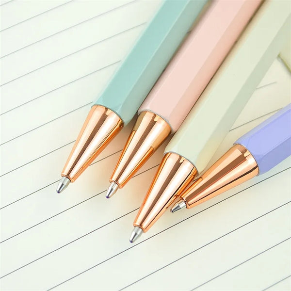Ballpoint Pen Metal Retractable Click Rollerball Biro
