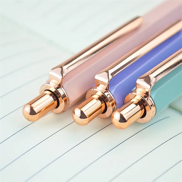 Ballpoint Pen Metal Retractable Click Rollerball Biro